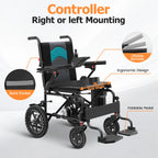 Portable Electric Wheelchair Lightweight Foldable for Adults Seniors