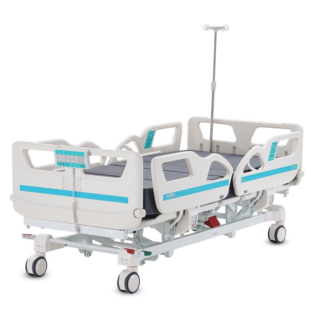 Premium 5 Function Full Electric Hospital Bed with Cardiac Position 550LBS